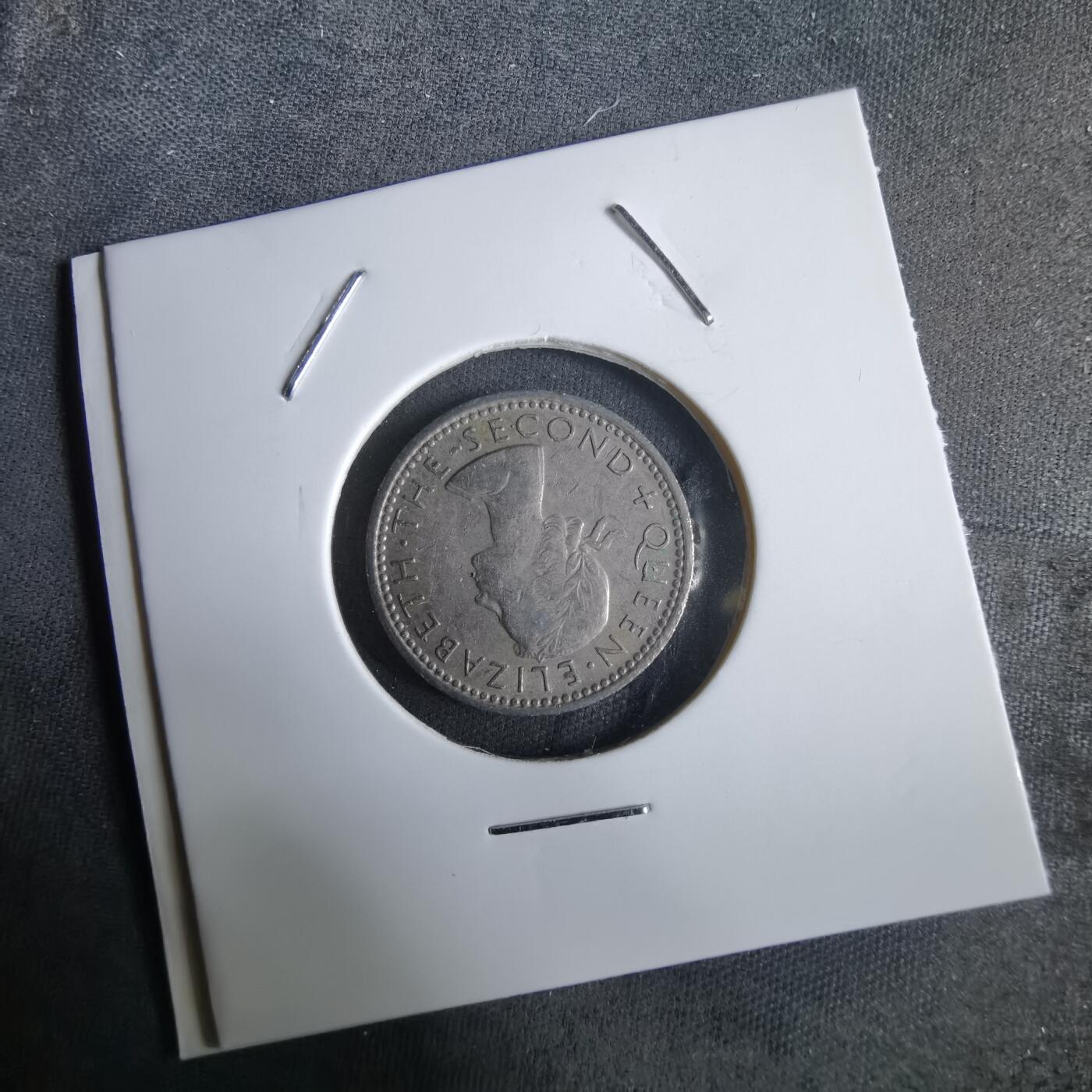 沼泽如烟--第963场 新西兰1965年6便士