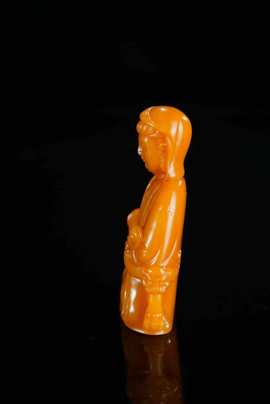 方寸藏珍·寿山田黄印章专场（二） 寿山田黄石《观音》摆件