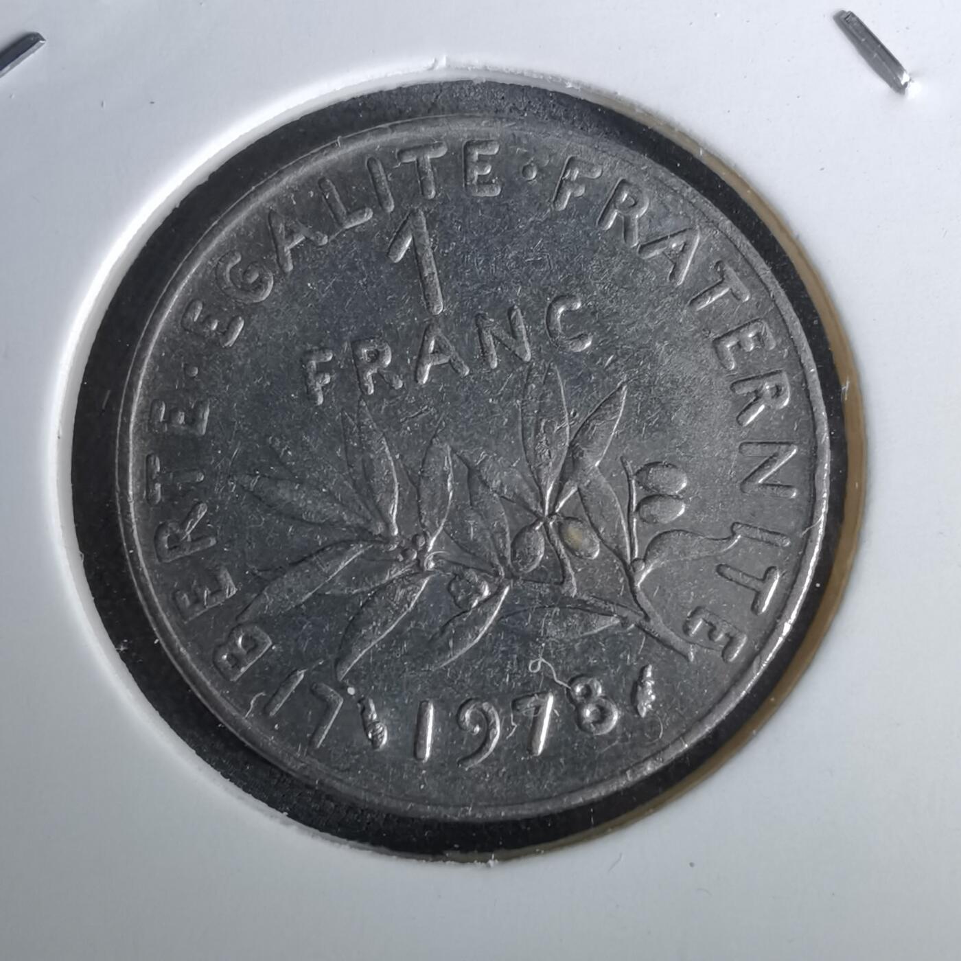 沼泽如烟--第965场 法国1978年1法郎