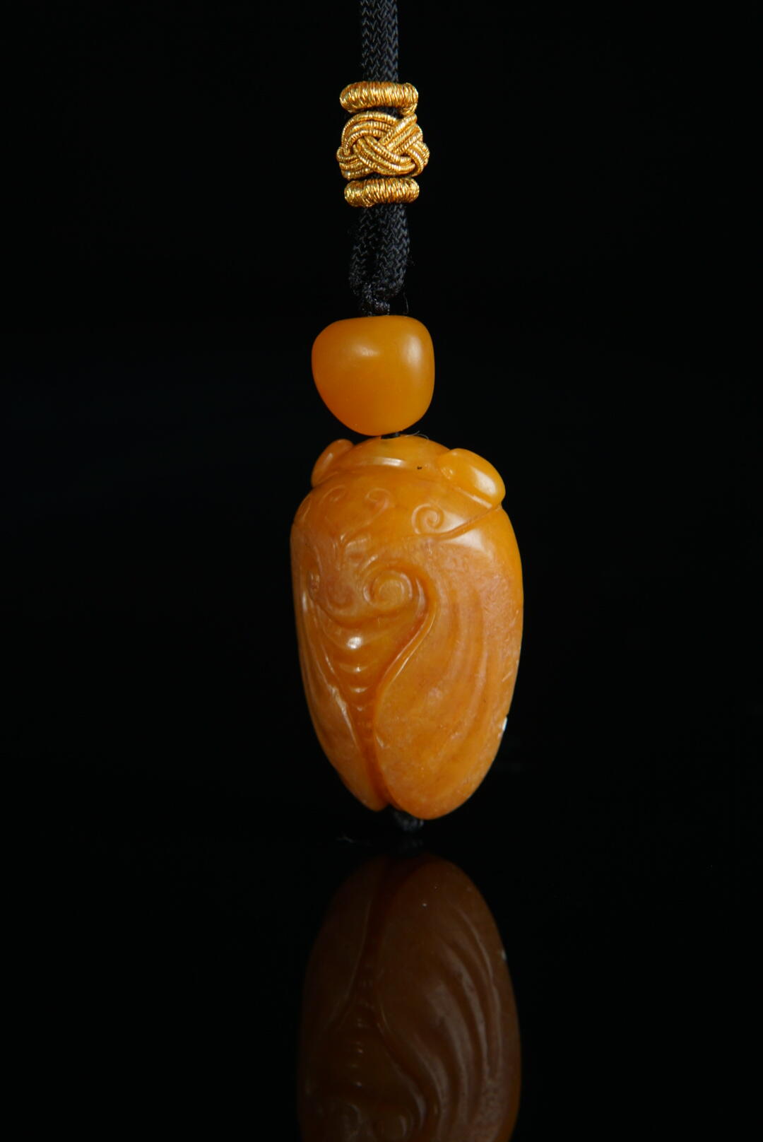 方寸藏珍·寿山田黄印章专场（一） 寿山田黄石《一鸣惊人》挂饰