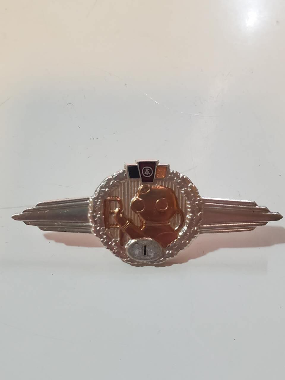 韵星假日拍卖第三十七期 -- Rimey Holidays Auction 37 民主德国一级1960版本一级潜水员特种部队技能章 最稀少的证章之一 转轮版本