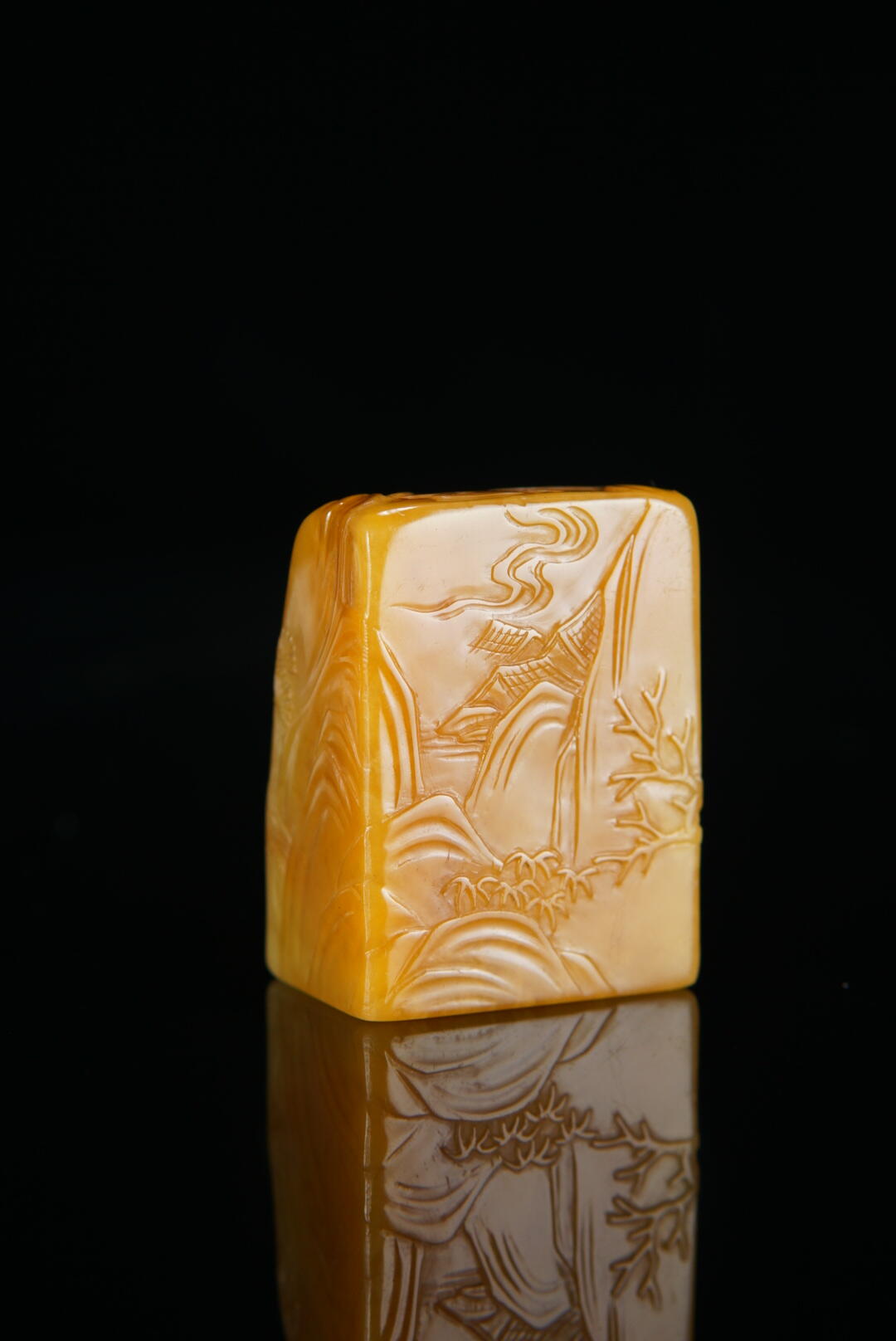 方寸藏珍·寿山田黄印章专场（一） 寿山田黄石《泛舟》印章