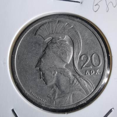 沼泽如烟--第963场 - 希腊1973年20德拉克马