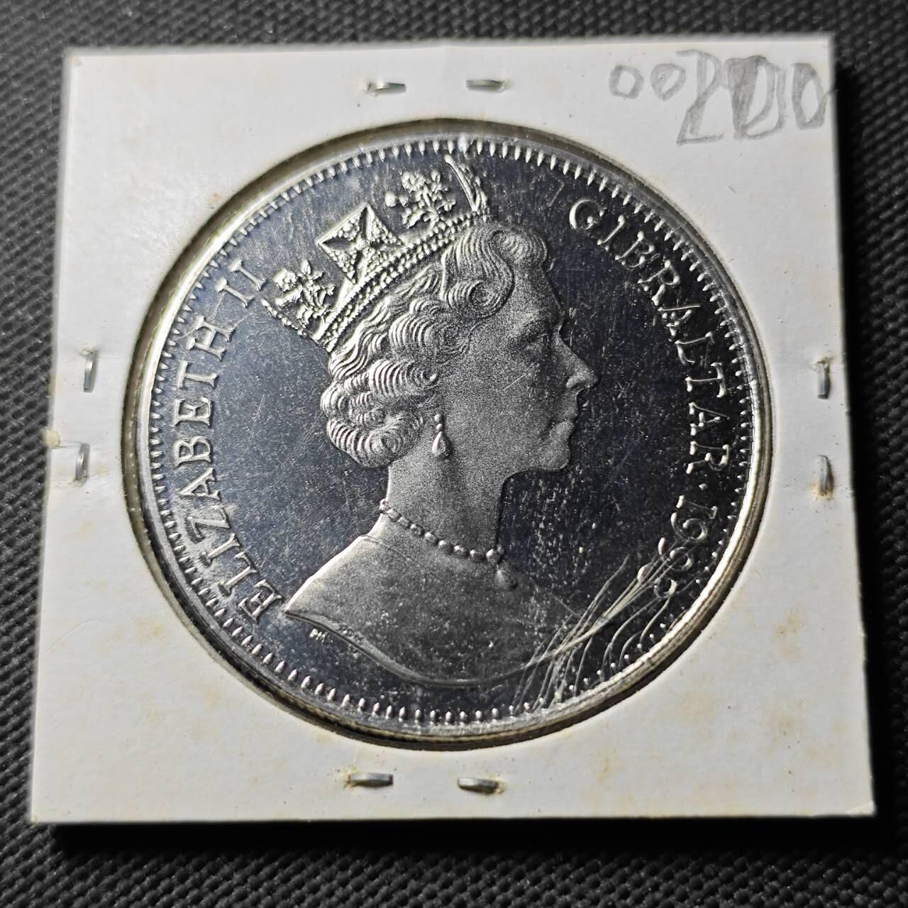 KK钱币收藏小铺  第400期  百期特拍（四拍之四）2月预留时间 周末发货   1993直布罗陀1克朗纪念币 彼得兔系列