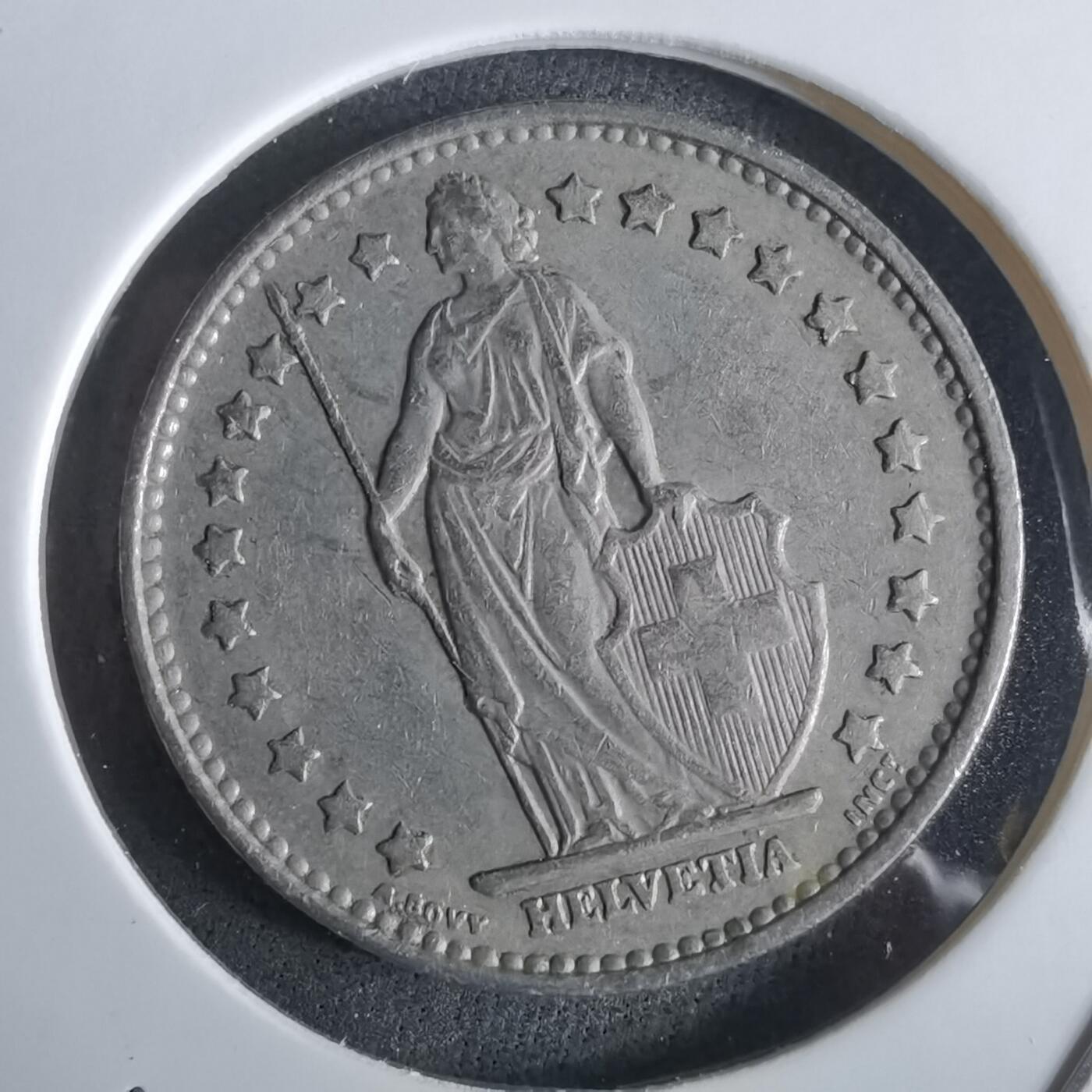 沼泽如烟--第965场 瑞士1968年1法郎