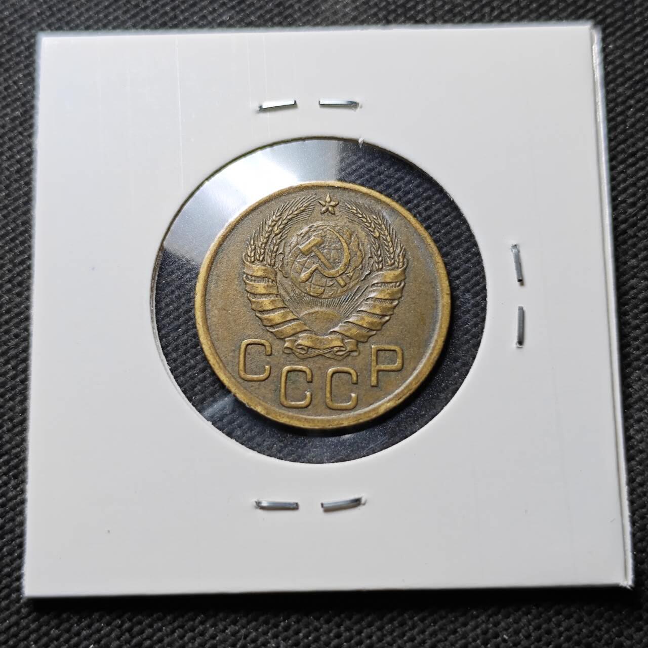 KK钱币收藏小铺  第400期  百期特拍（四拍之四）2月预留时间 周末发货  1943苏联3戈比铜币 深打状态 包浆不错