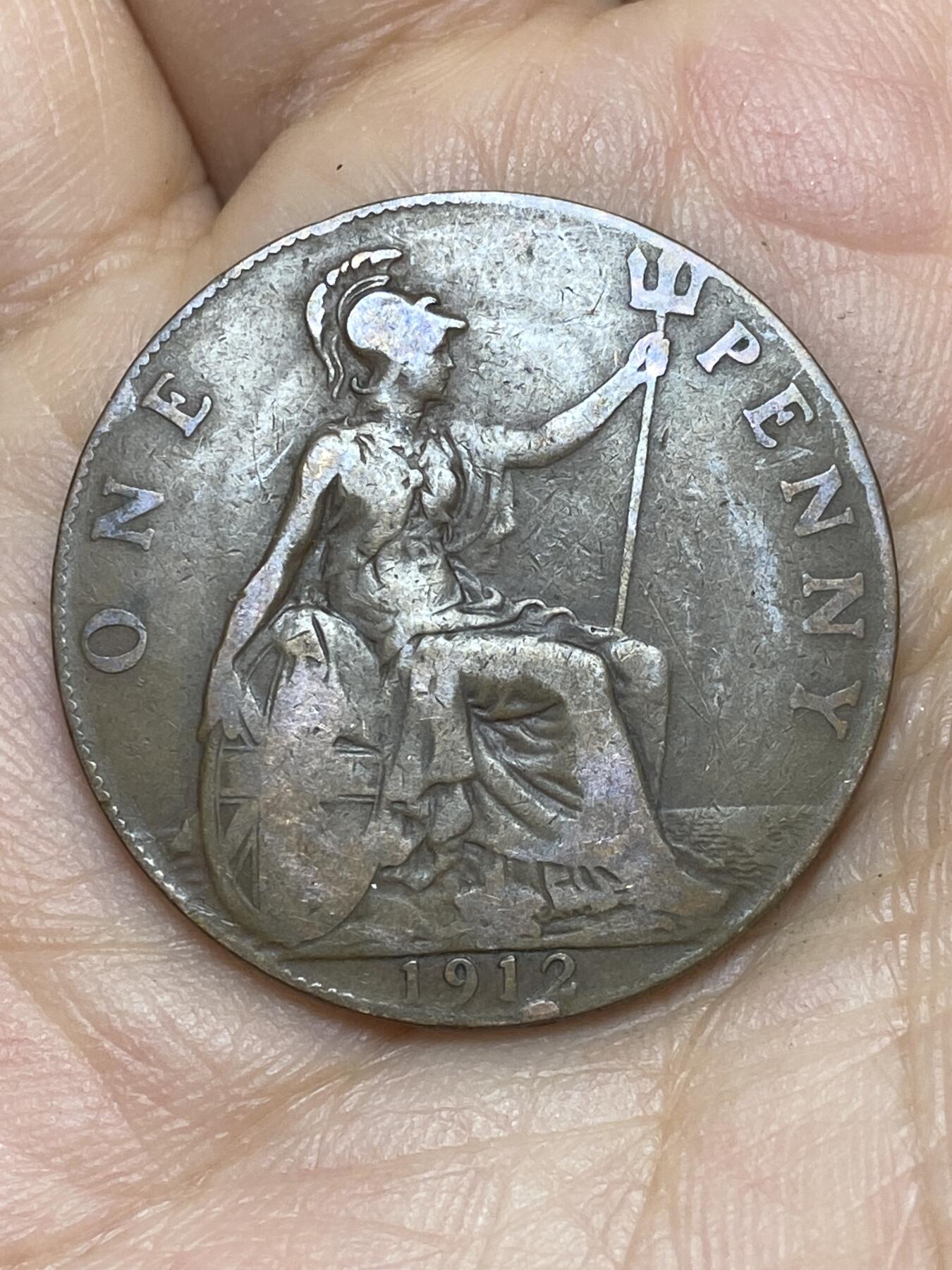 2026年第十场(总第一百七十九场）外国好品散币场(免佣金) 英国🇬🇧1912年1便士(乔治五世第一版)