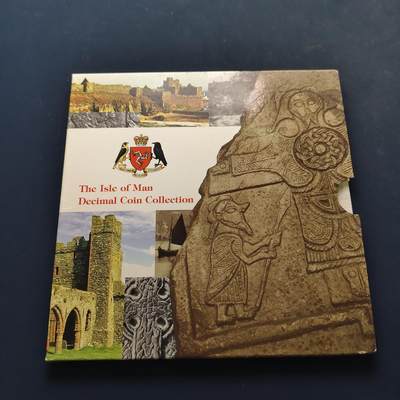 【全场包邮】纯粹捡漏拍497场-持续更新中 - 马恩岛2000年普乔伊造币厂出品官方封装9枚套币-含高值币