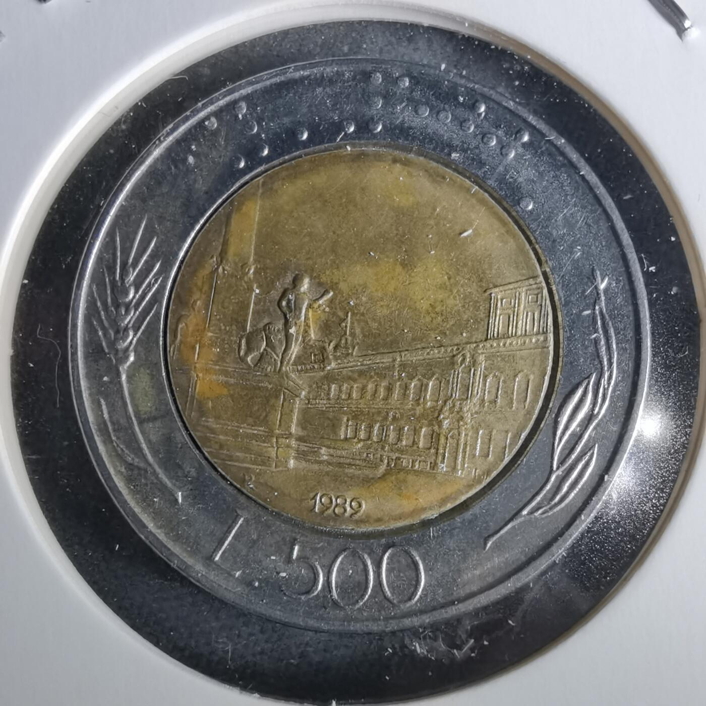 沼泽如烟--第965场 意大利1989年500里拉