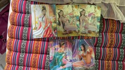 光影卡牌第28期，各家亲签，各家套卡，持续收拍品 - 燎原粗闪特卡5张