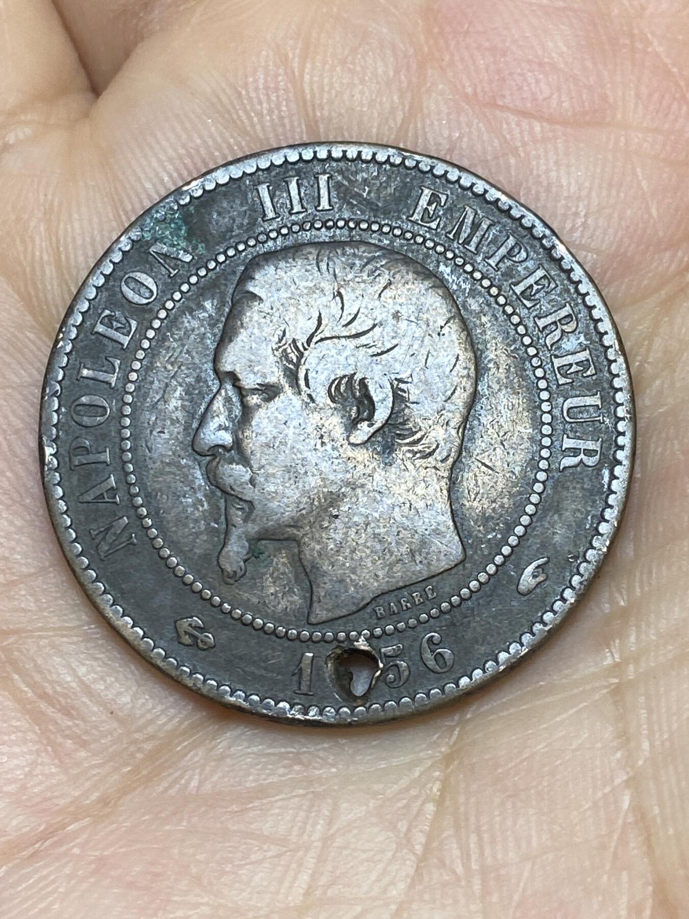 2026年第十场(总第一百七十九场）外国好品散币场(免佣金) 法兰西第二帝国1856年10生丁(拿破仑三世第一版，A标巴黎造)
