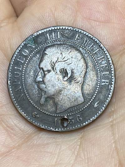 2026年第十场(总第一百七十九场）外国好品散币场(免佣金) - 法兰西第二帝国1856年10生丁(拿破仑三世第一版，A标巴黎造)