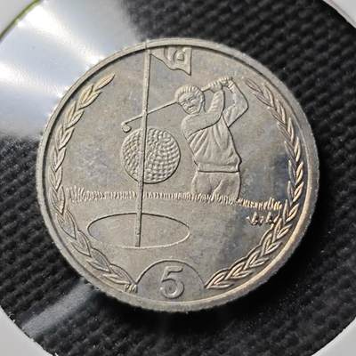 KK钱币收藏小铺  第400期  百期特拍（四拍之四）2月预留时间 周末发货 -   1998马恩岛5便士