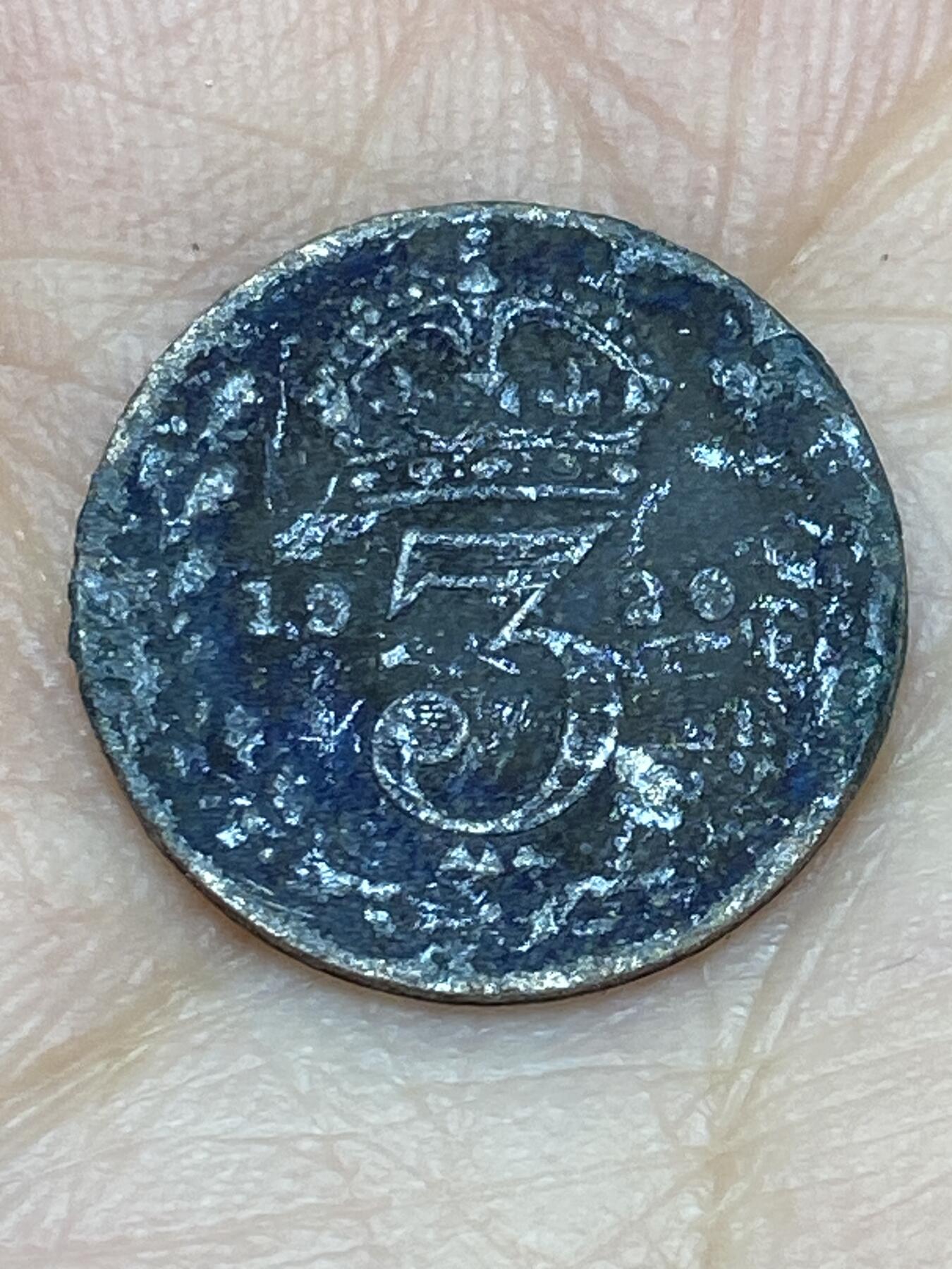 2026年第十场(总第一百七十九场）外国好品散币场(免佣金) 英国🇬🇧1920年3便士银币(乔治五世第二版，首发年，500银)