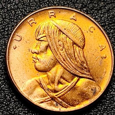 泉币菌-第171场- 精品福利场 - 铜光美品 巴拿马1968年1分铜币 19mm 美洲币 