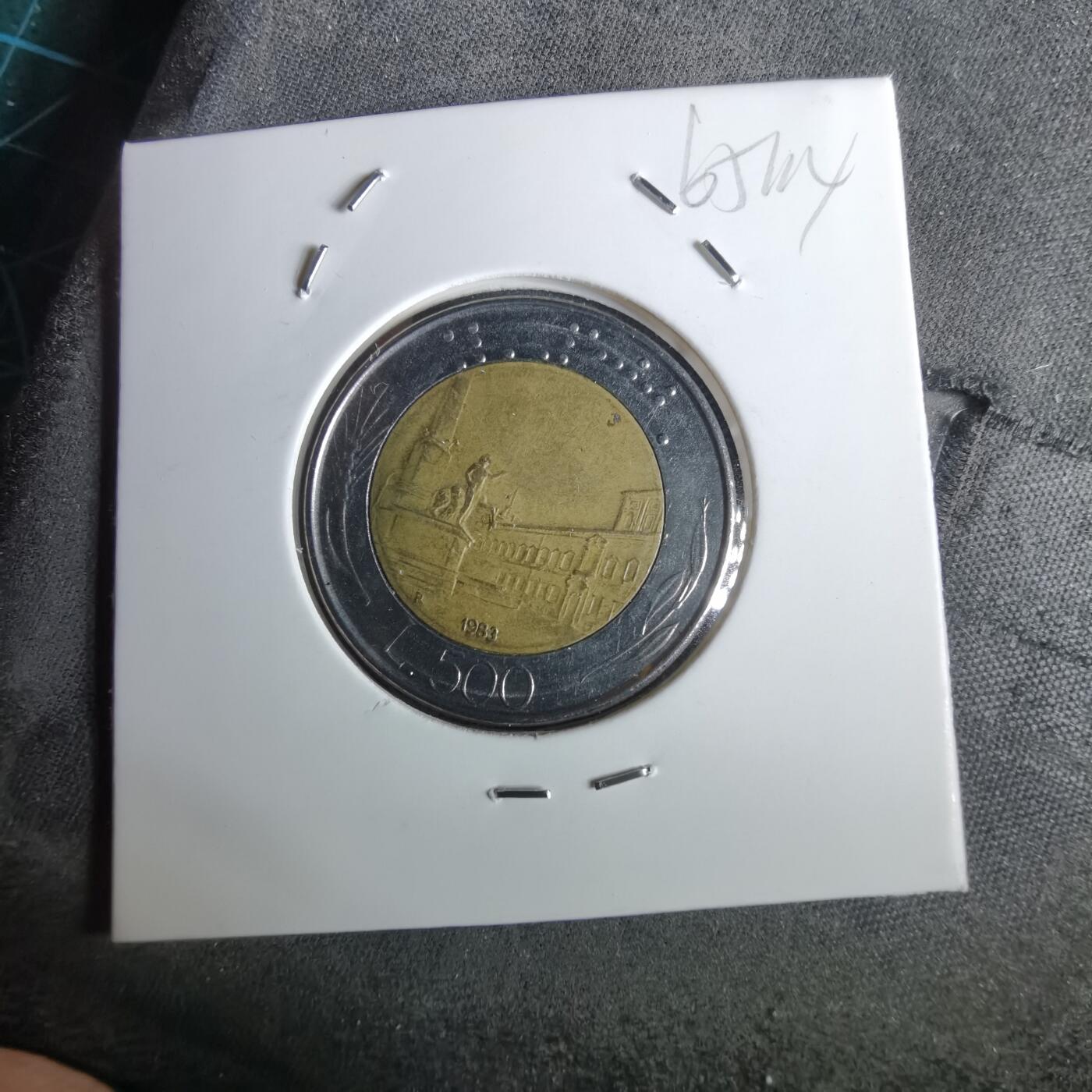 沼泽如烟--第965场 意大利1983年500里拉