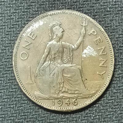 逸泉钱币2026B邻国花钱世界钱币纪念币章B第四场1-400B - 321英国1946年1便士