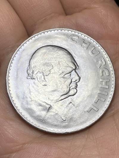 2026年第十场(总第一百七十九场）外国好品散币场(免佣金) - 英国🇬🇧1965年1克朗(丘吉尔逝世纪念币)