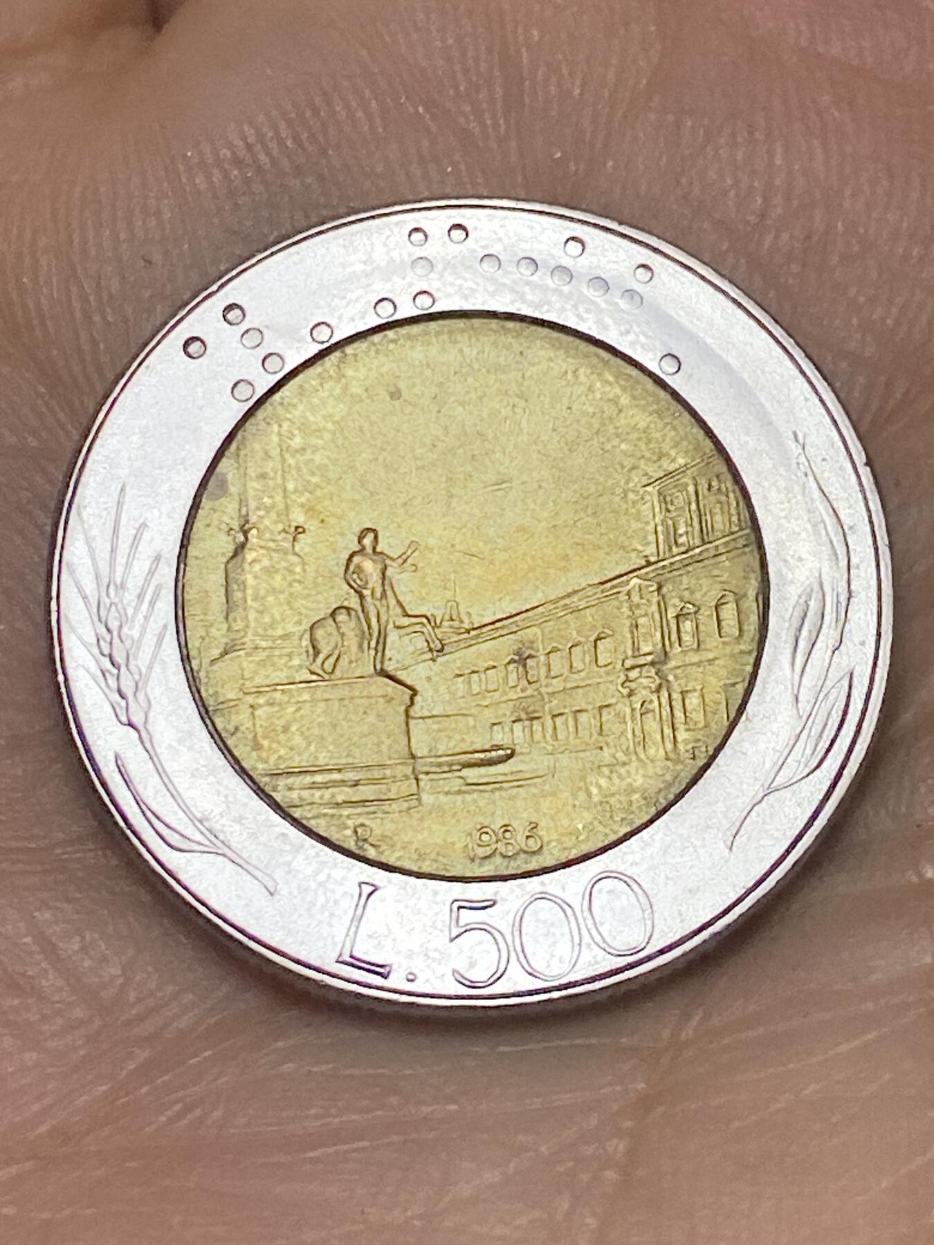 2026年第十场(总第一百七十九场）外国好品散币场(免佣金) 意大利🇮🇹1986年500里拉