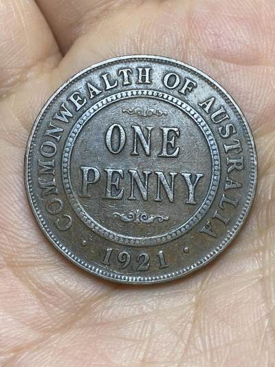 2026年第十场(总第一百七十九场）外国好品散币场(免佣金) - 澳大利亚🇦🇺1921年1便士(乔治五世时期)