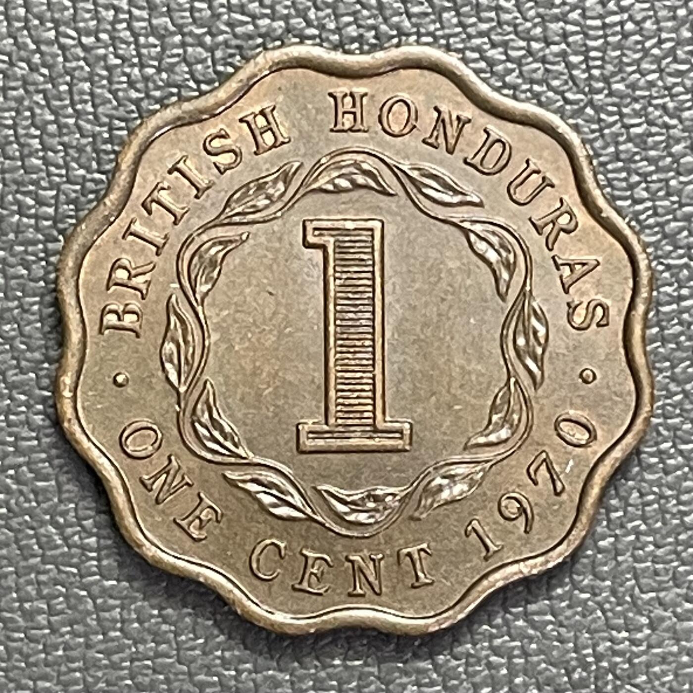 回流0120 较少 英属洪都拉斯（今伯利兹）1970年1分青铜币