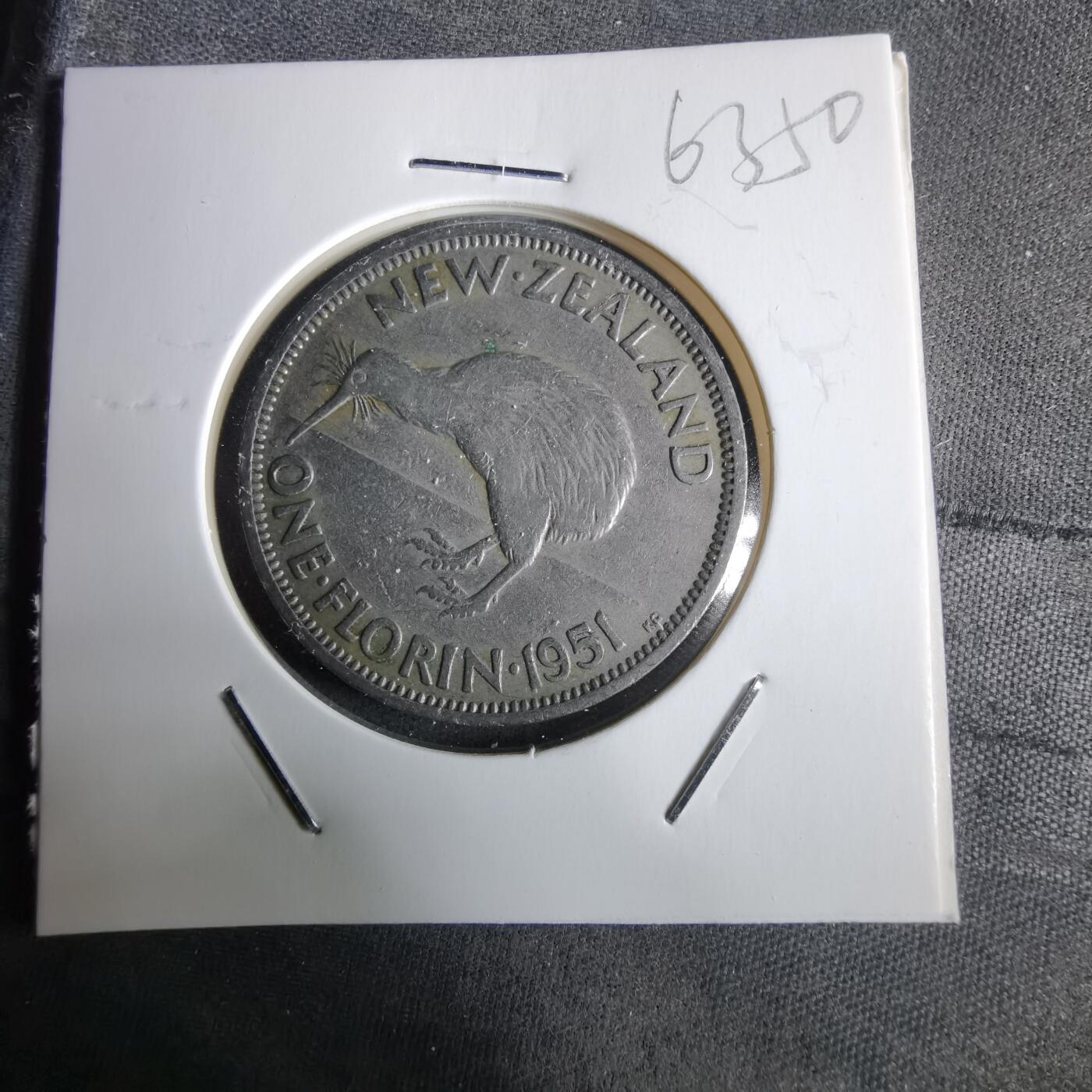 沼泽如烟--第963场 新西兰1951年1弗洛林