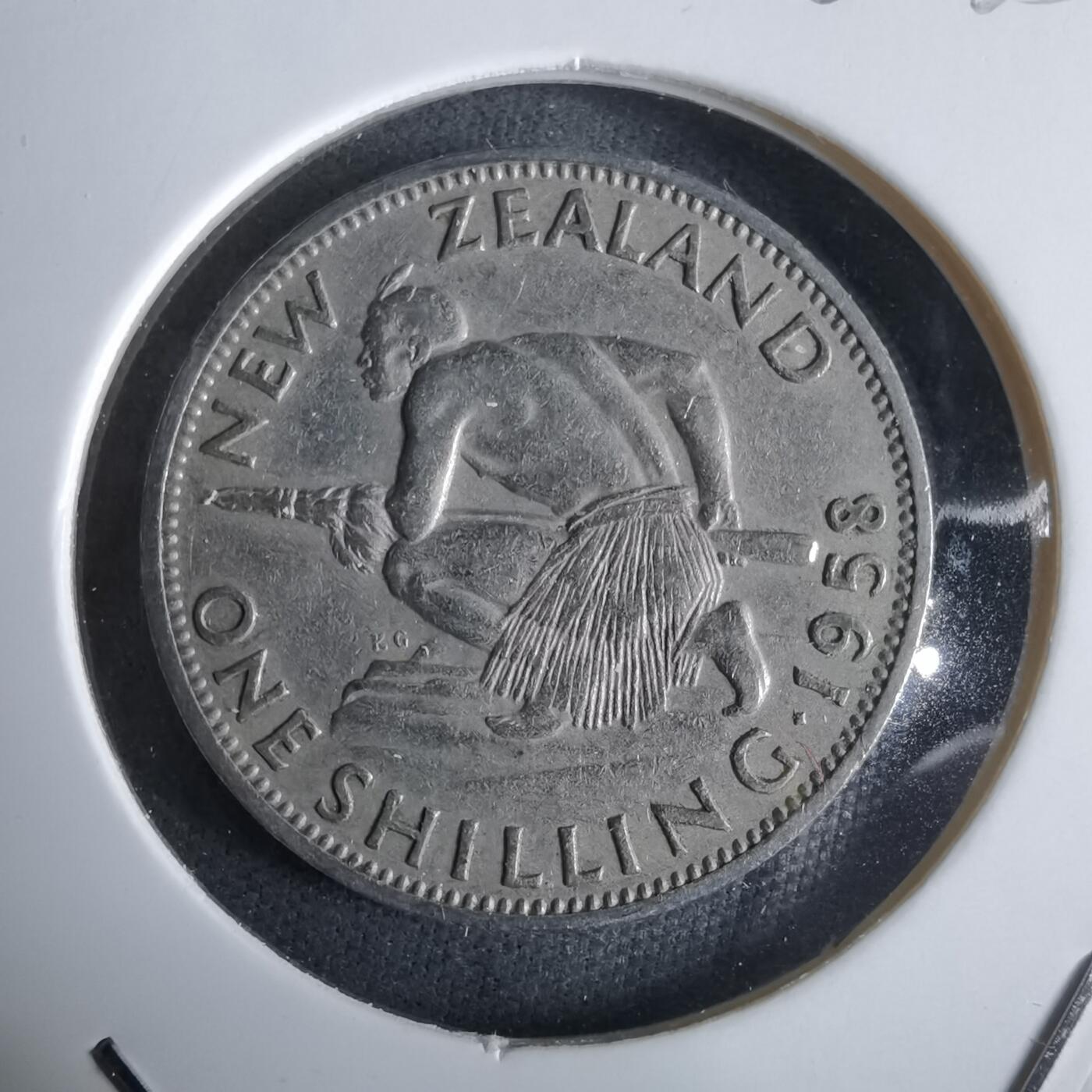 沼泽如烟--第963场 新西兰1958年1先令