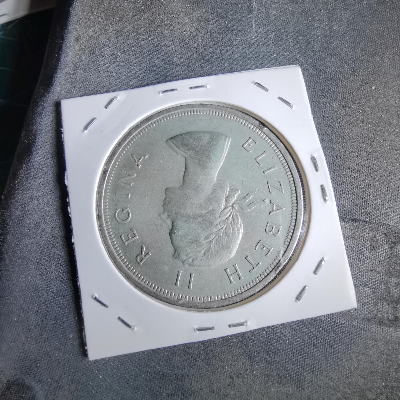 沼泽如烟--第963场 南非1958年5先令银币