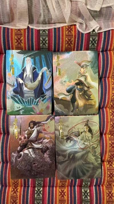 光影卡牌第28期，各家亲签，各家套卡，持续收拍品 - 司马封神榜全粗特卡4张