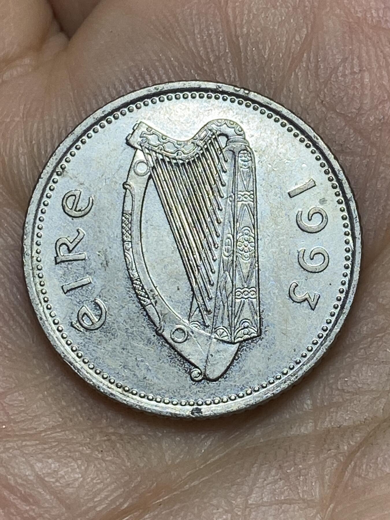 2026年第十场(总第一百七十九场）外国好品散币场(免佣金) 爱尔兰🇮🇪1993年10便士(共和国第二套第二版，小尺寸版首发年)