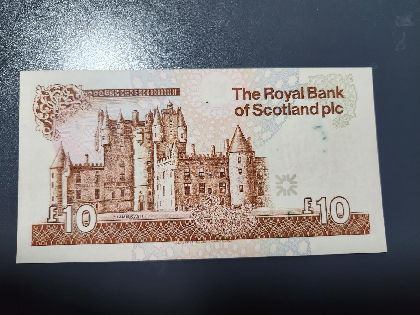 1月17号晚上8点 外国纸币自动截拍第8场 1994年苏格兰10几乎全新 稀少