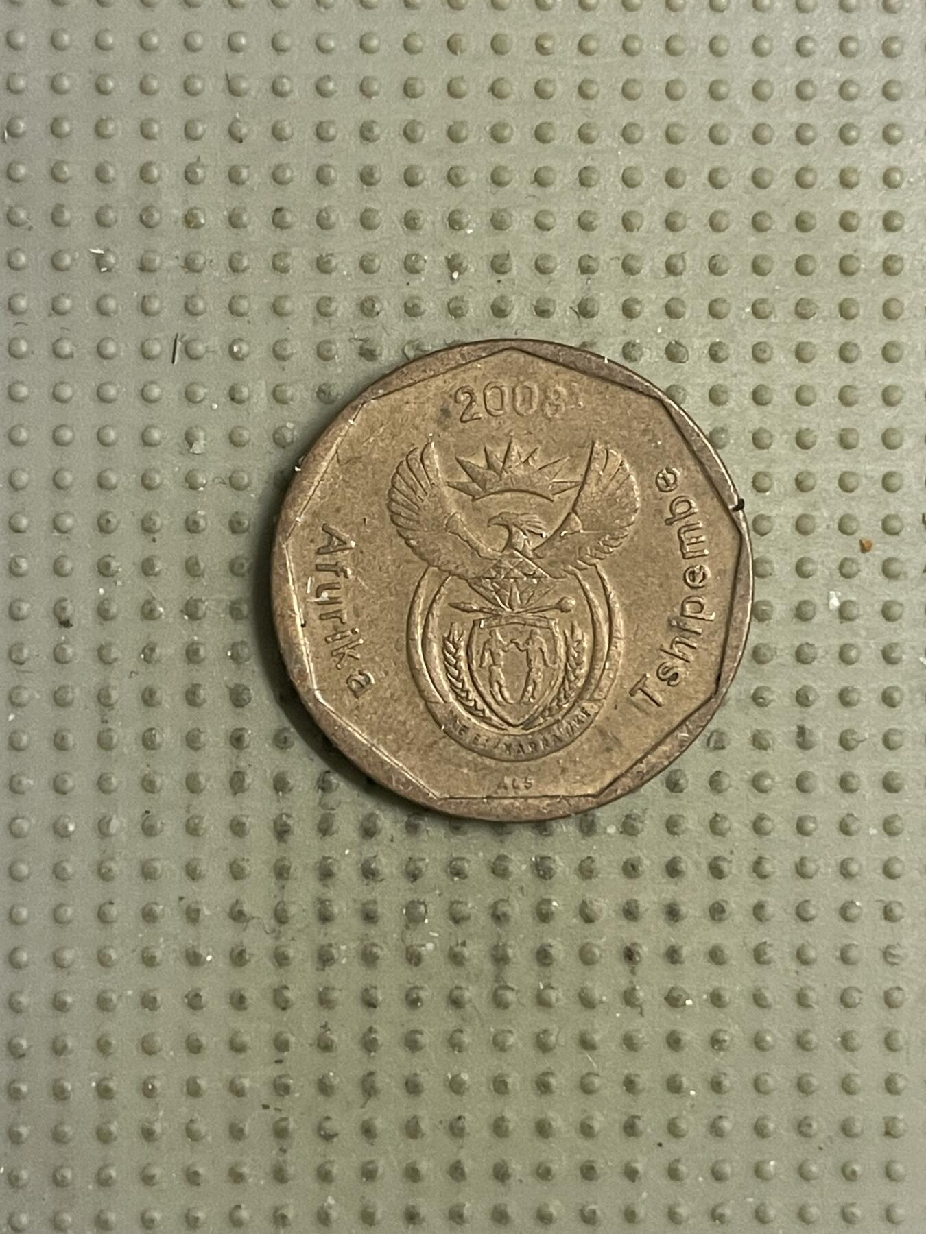 2026年第14场各国散币拍卖（总第164场） 南非2008年50分