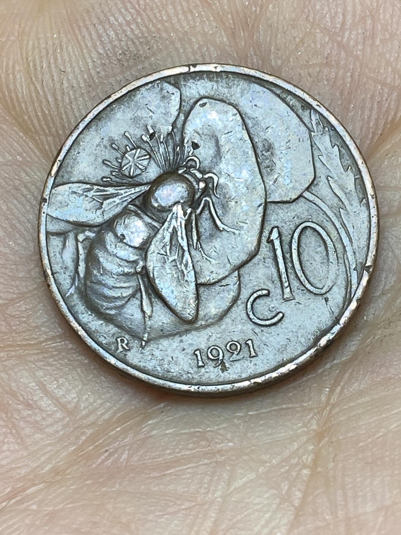 2026年第十场(总第一百七十九场）外国好品散币场(免佣金) 意大利王国1921年10分(维托里奥·埃马努埃莱三世第三套)