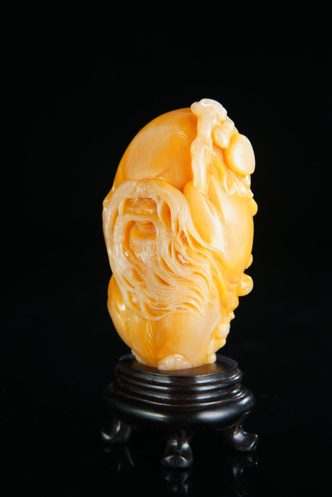 方寸藏珍·寿山田黄印章专场（二） 寿山田黄石《寿星翁》摆件