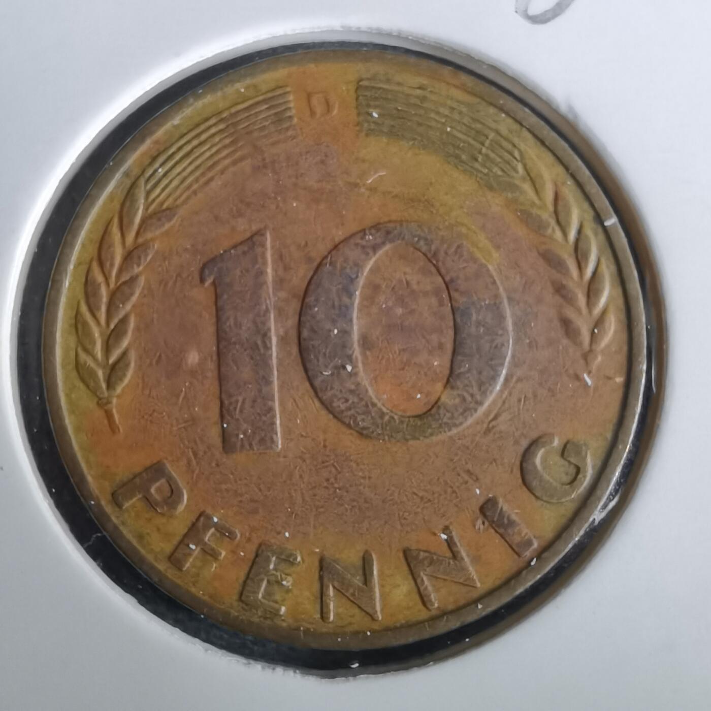 沼泽如烟--第965场 德国1950年10芬尼