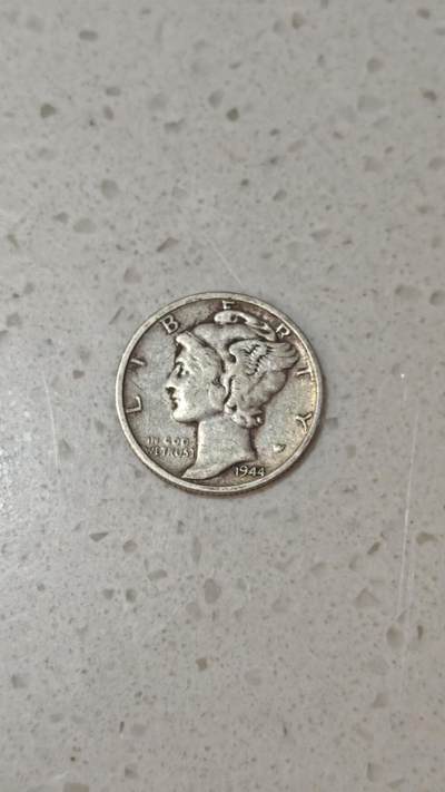 小银币场 - 美国1944年10分银币