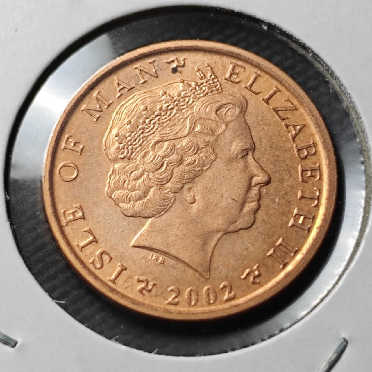 KK钱币收藏小铺  第400期  百期特拍（四拍之四）2月预留时间 周末发货  2002马恩岛1便士