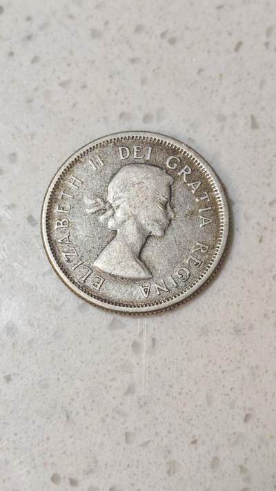 小银币场 - 加拿大1957年25分银币