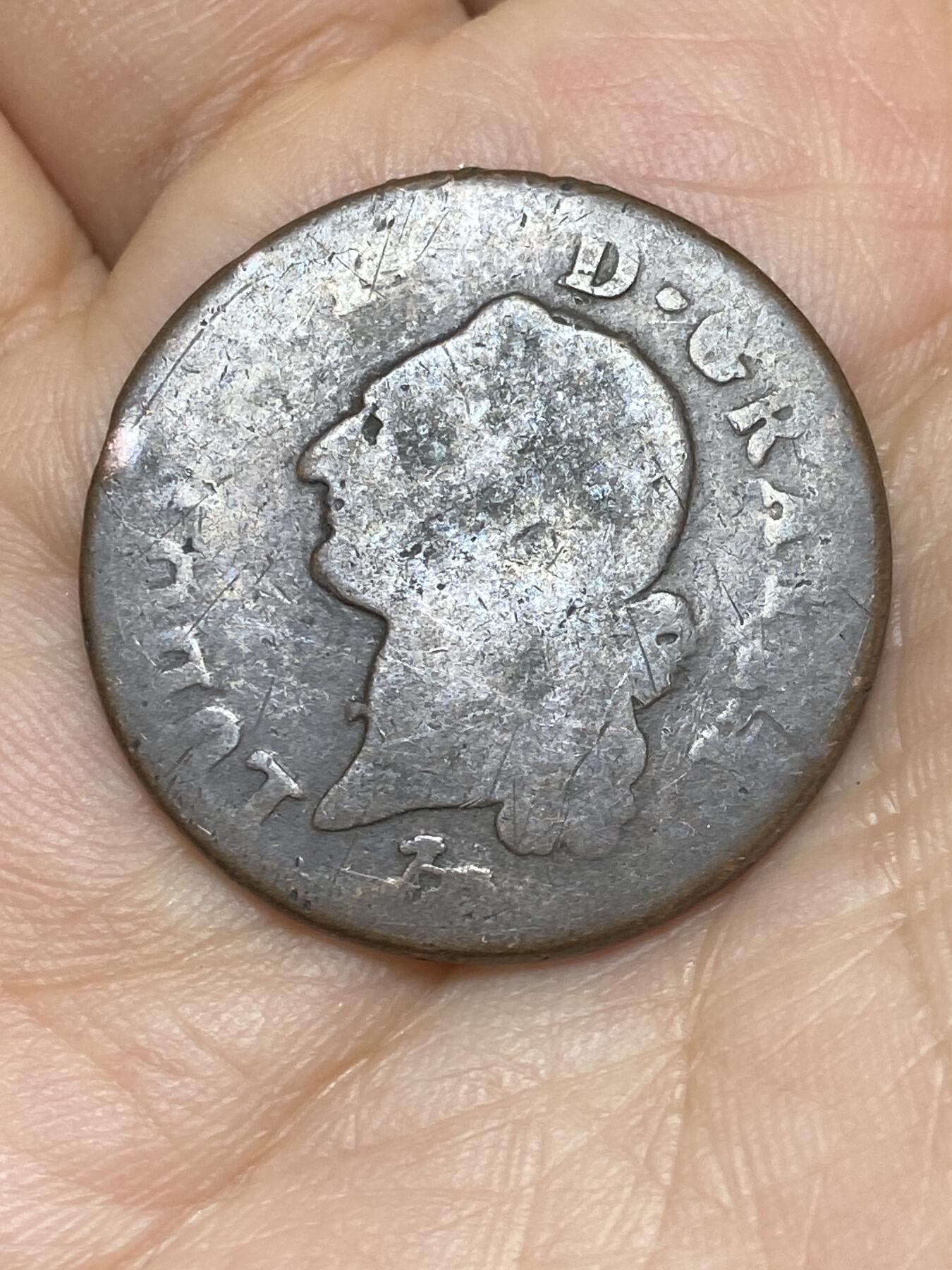 2026年第十场(总第一百七十九场）外国好品散币场(免佣金) 法国路易十六1索尔铜币