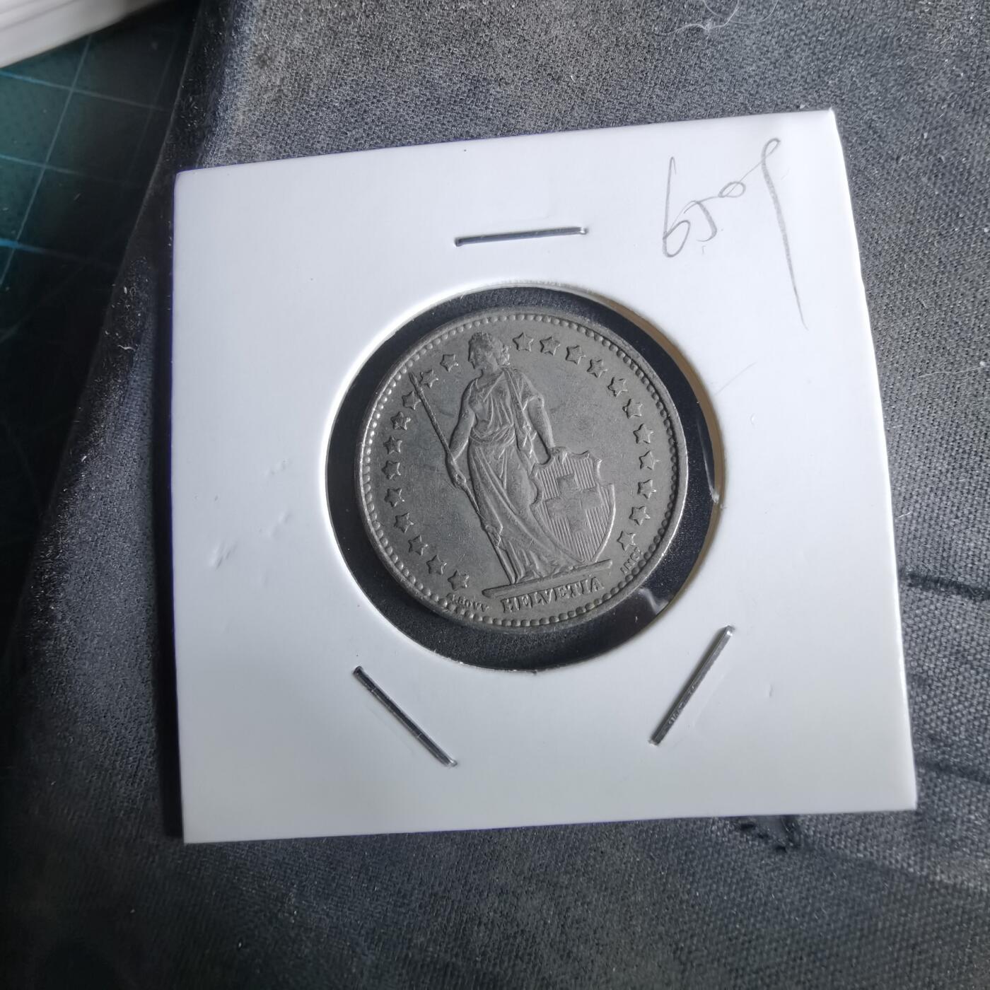 沼泽如烟--第965场 瑞士1968年1法郎