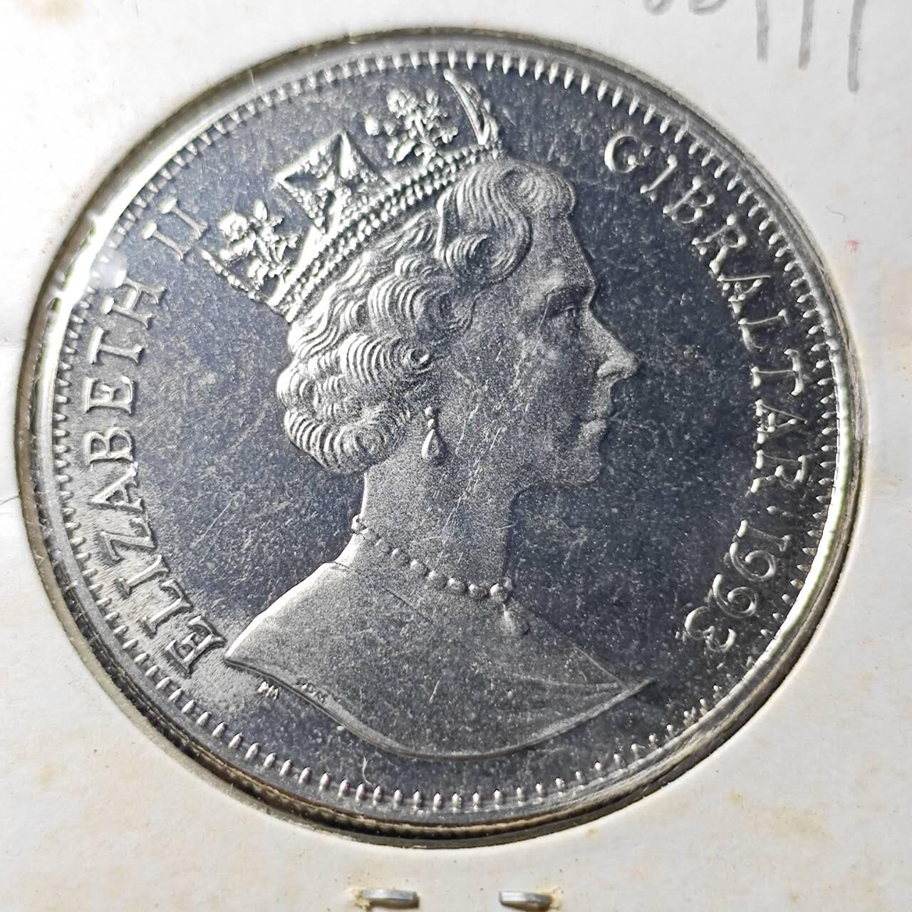 KK钱币收藏小铺  第400期  百期特拍（四拍之四）2月预留时间 周末发货  1993直布罗陀1克朗纪念币 彼得兔系列