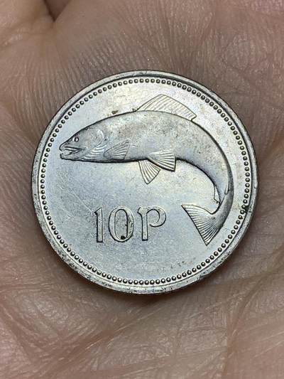 2026年第十场(总第一百七十九场）外国好品散币场(免佣金) - 爱尔兰🇮🇪1993年10便士(共和国第二套第二版，小尺寸版首发年)