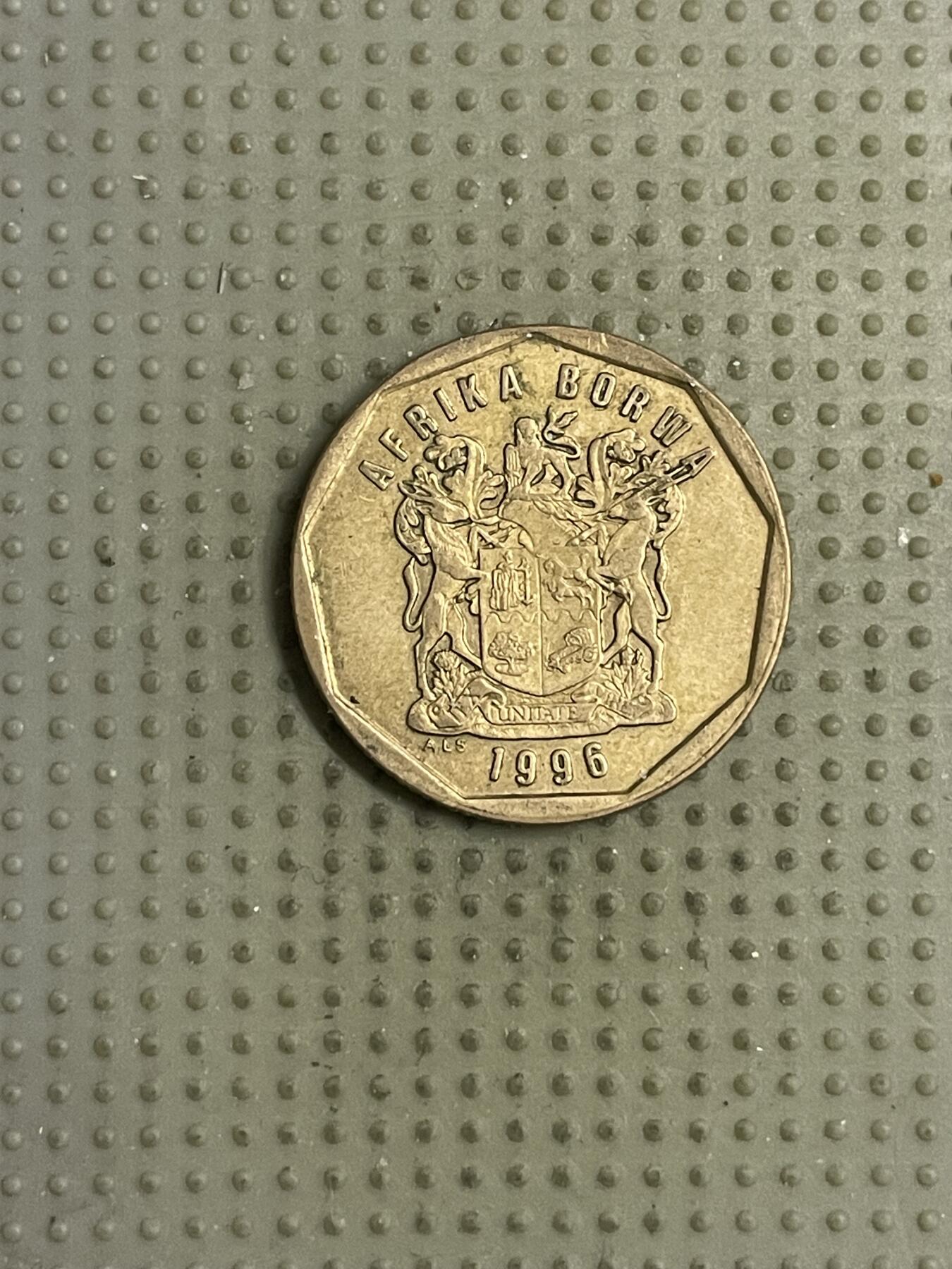 2026年第14场各国散币拍卖（总第164场） 南非1996年50分