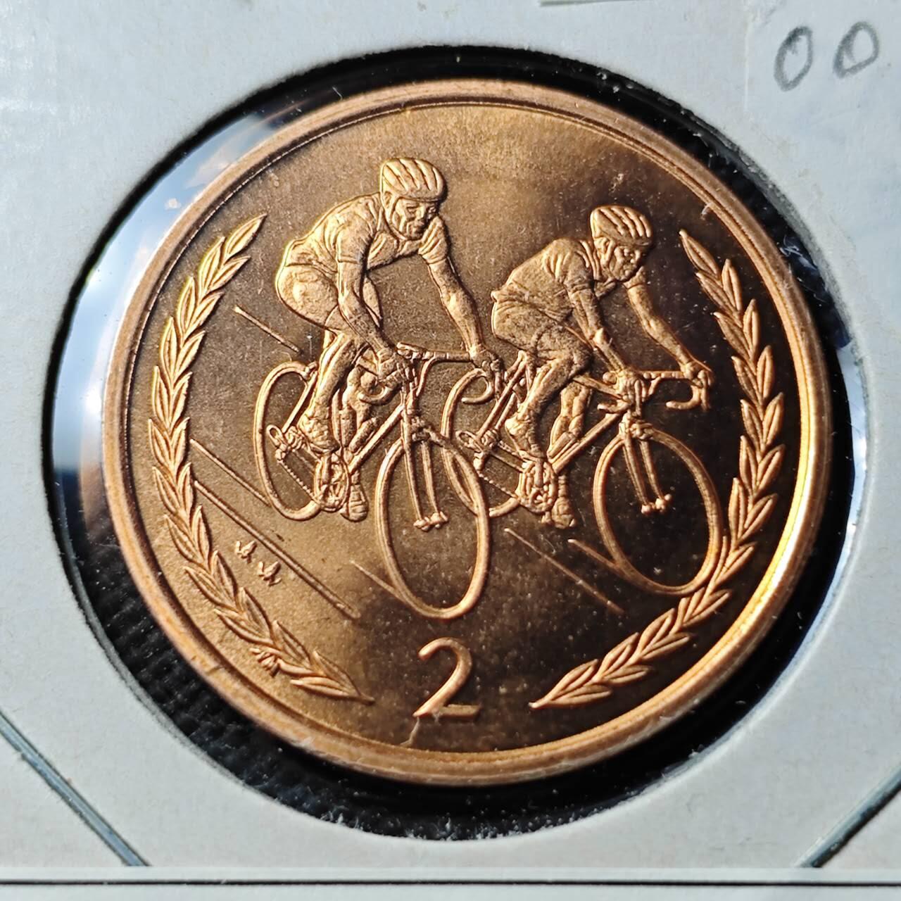 KK钱币收藏小铺  第400期  百期特拍（四拍之四）2月预留时间 周末发货  1998马恩岛2便士