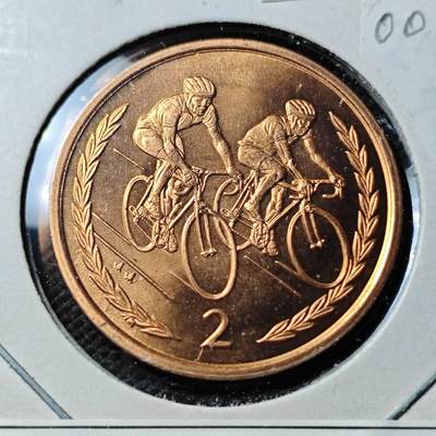 KK钱币收藏小铺  第400期  百期特拍（四拍之四）2月预留时间 周末发货 -  1998马恩岛2便士