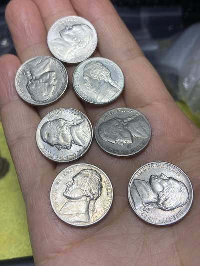 2026年第十场(总第一百七十九场）外国好品散币场(免佣金) - 美国🇺🇸5分7枚：1939年71年88年94年84年2001年(含1枚早期年份)