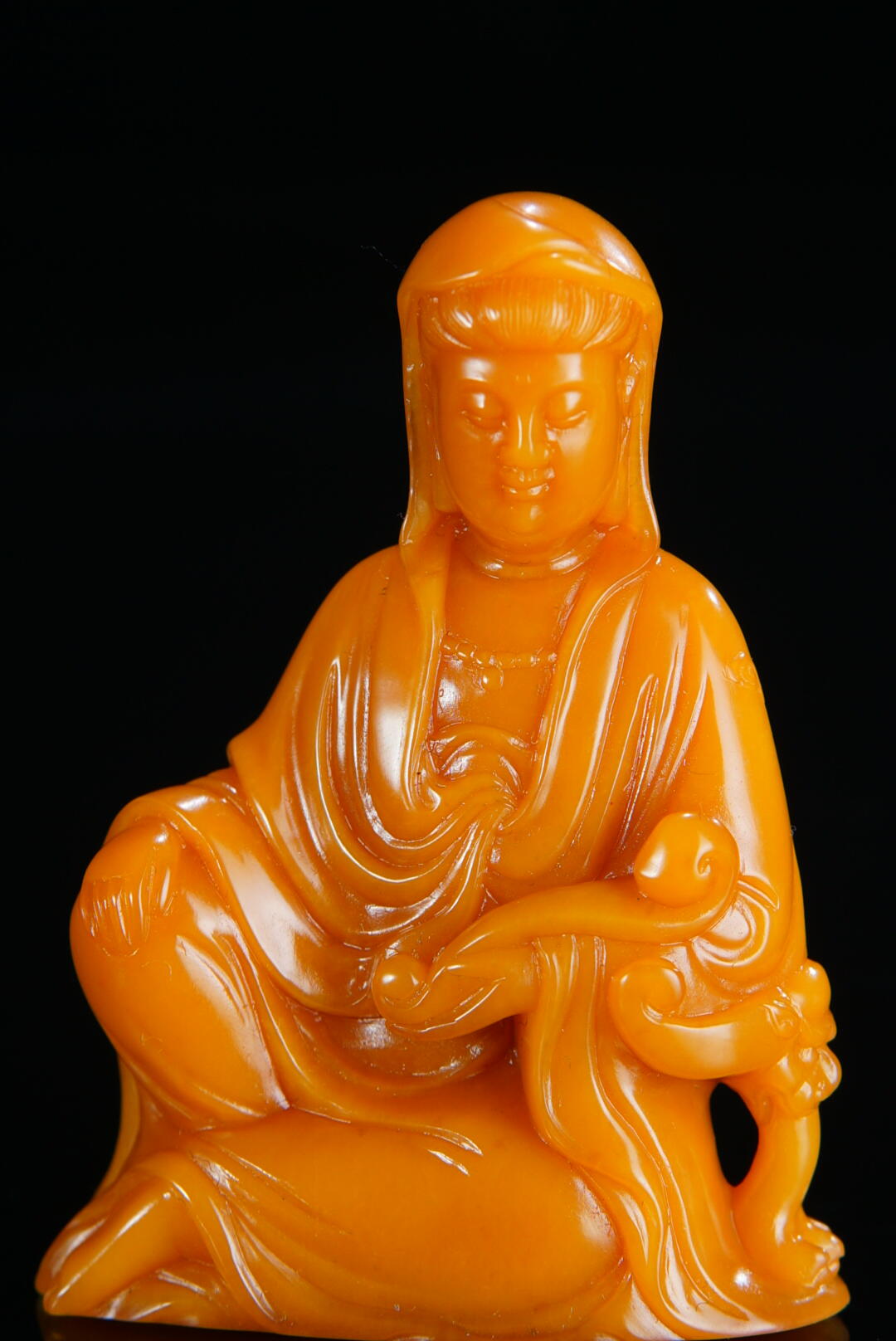 方寸藏珍·寿山田黄印章专场（二） 寿山田黄石《观音》摆件