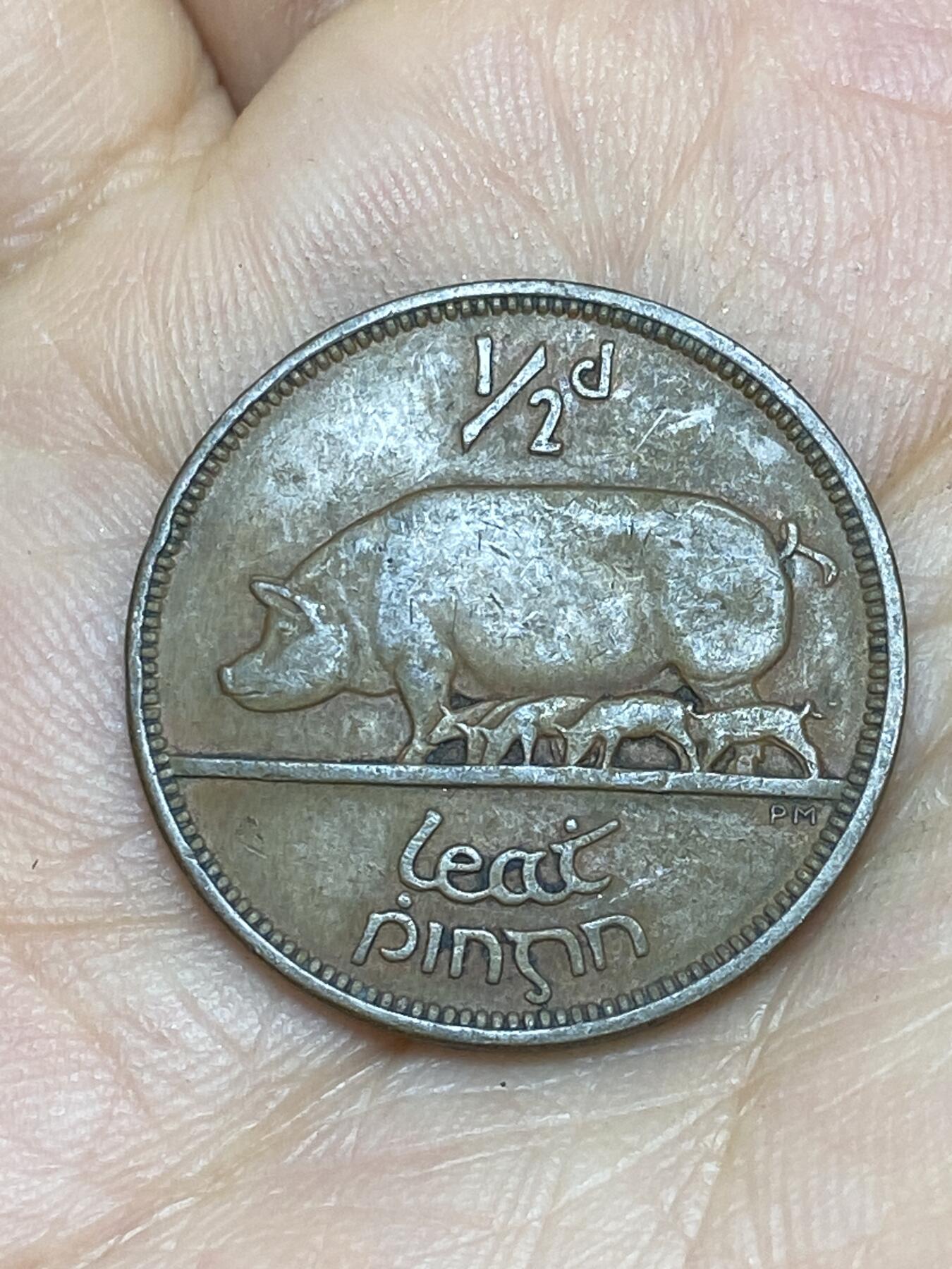 2026年第十场(总第一百七十九场）外国好品散币场(免佣金) 爱尔兰1928年1/2便士(英辖自由邦时期，首发年)