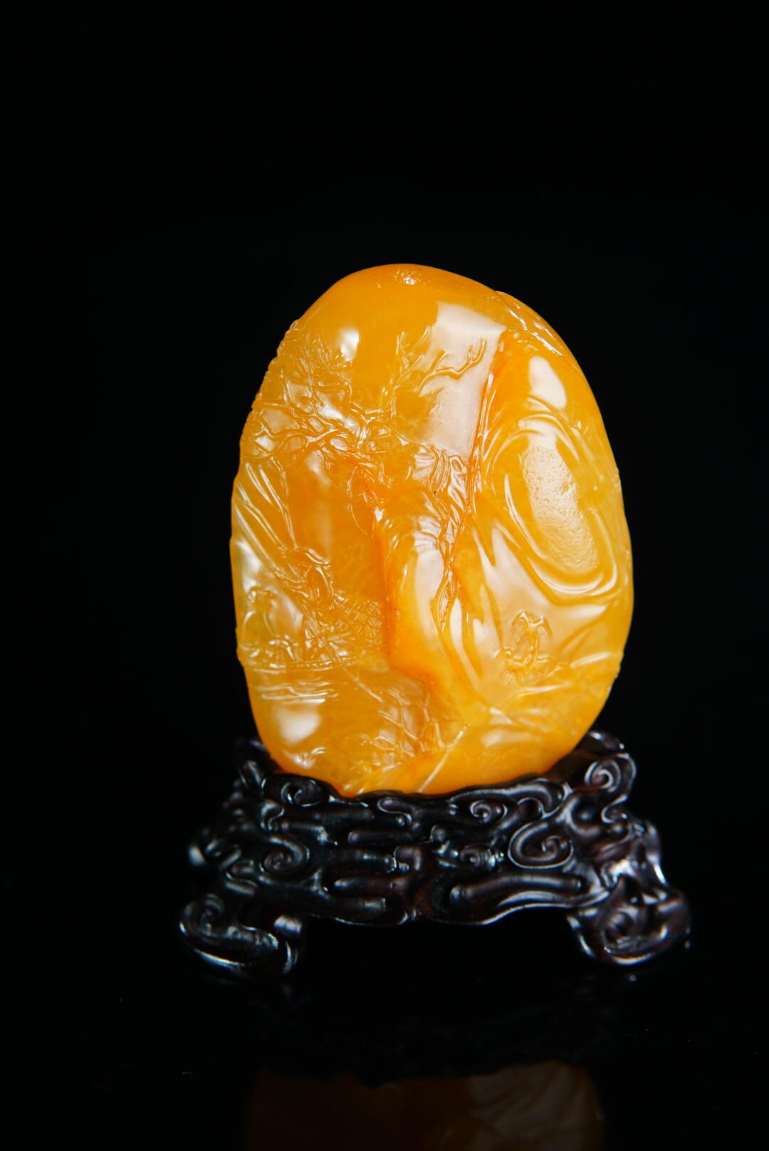 方寸藏珍·寿山田黄印章专场（二） 寿山田黄石《乘舟访友图》摆件