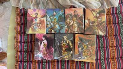 光影卡牌第28期，各家亲签，各家套卡，持续收拍品 - 龙耀水浒冷烫粗闪第1，3，8，9，15，17，18弹，共7弹没有特卡